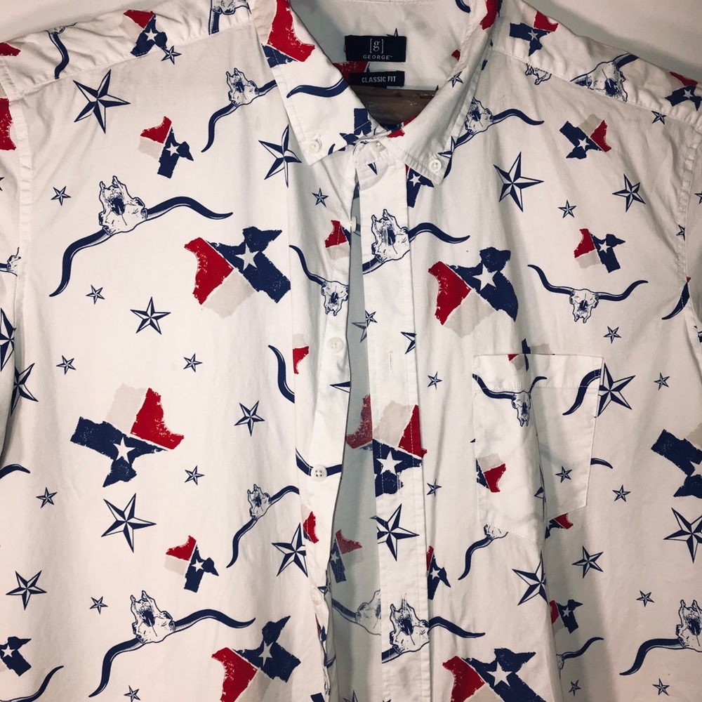 Men’s saddlebred vintage Texas print 3 XL